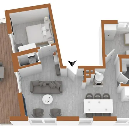 公寓 Tao-suite Mit Dachterrasse, Sauna Und Kamin *